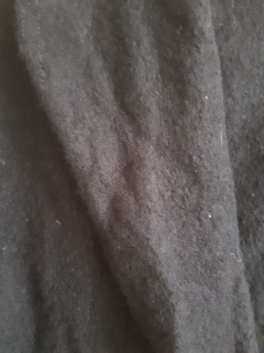 Szara narzutka bolerko damska 100% wełna merino ANCORA rozmiar XL