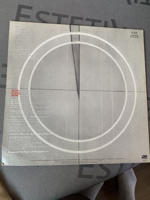 Foreigner płyta winylowa