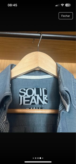 camisa azul SOLID JEANS