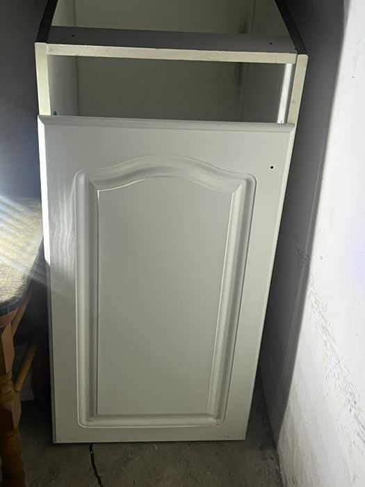 Тумба-полки белая