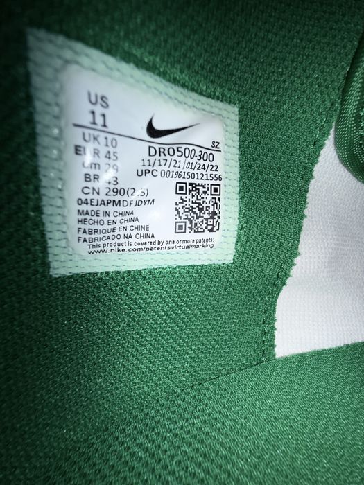 Nike Off white Air Force 1 mid Pine Green + легитчек от eBay