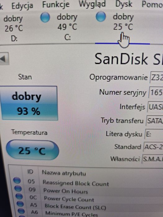 Dysk SSD 2,5' 240GB SATA SanDisk SSD Plus SDSSDA-240G