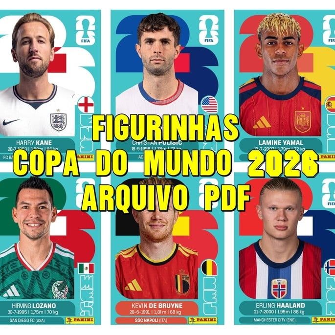 Cromos copa do mundo 2026 PDF