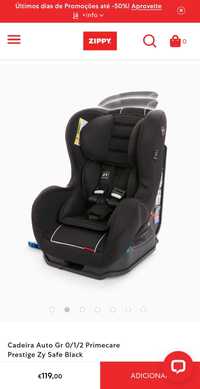 Cadeira Auto Gr 2/3 Primecare Prestige Zy Safe black