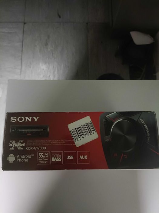 Auto Rádio Sony CDX-G1200U
