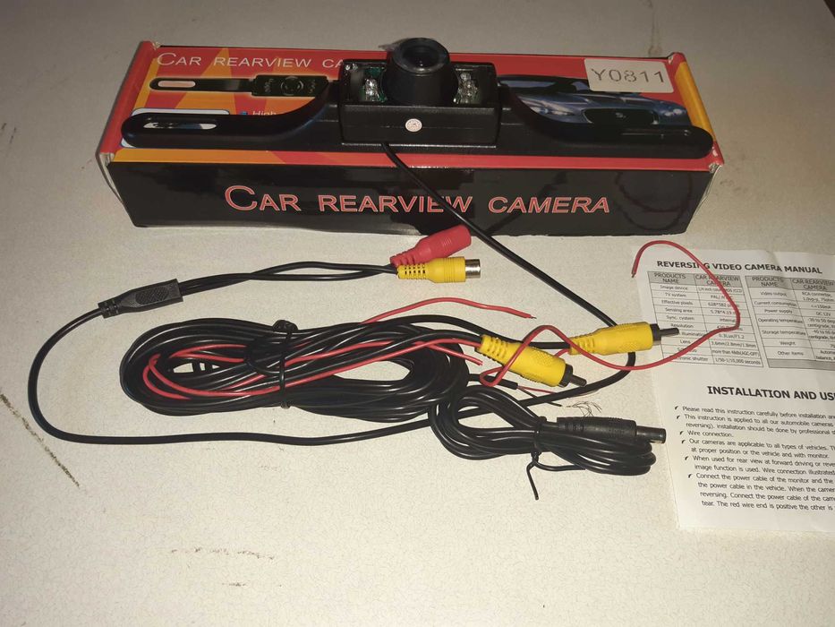 Kamera pod tablice rejestr tył auta - nowa./teraz taniej