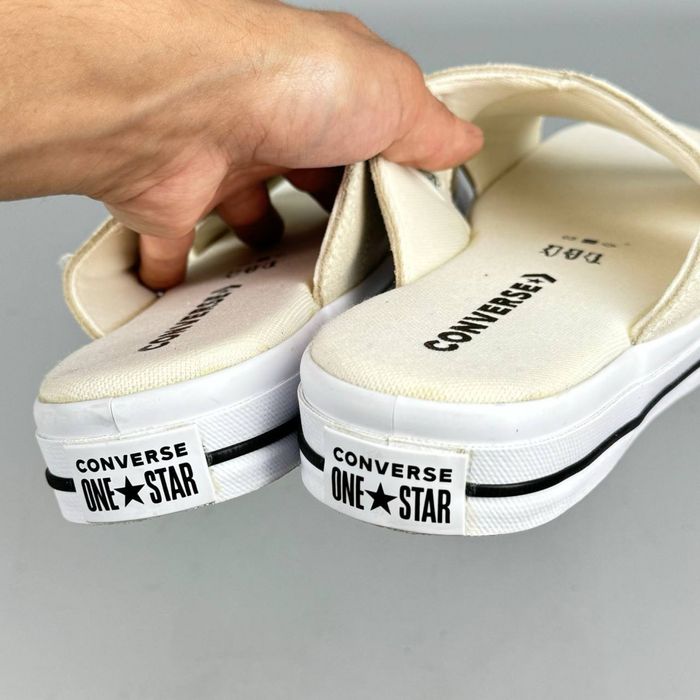 Тапки Converse One Star Sandal сандали конверс тапочк босоножки шлепки кроссовки кеди сланцы сандали замшевые конвера