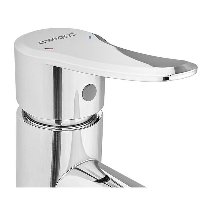 Змішувач для умивальника з нержавіючої сталі хромований