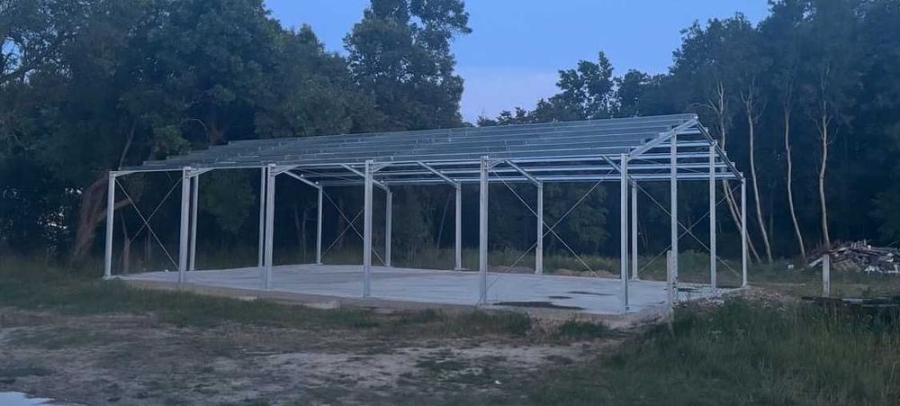 Konstrukcja 12x30x5 hali modułowa magazyn garaż obora wiata budynek