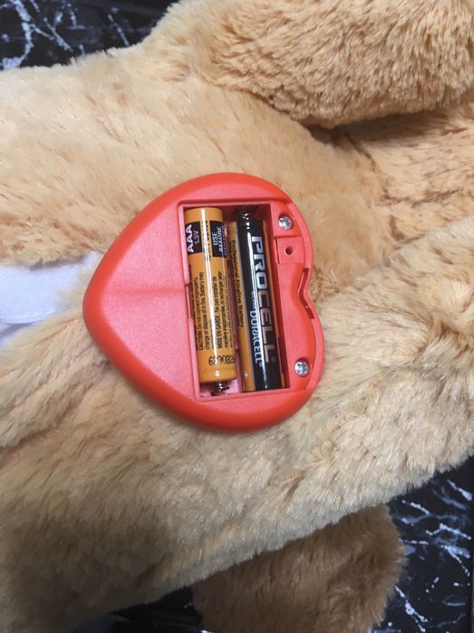 Peluche com batimento de coraçao - Companhia, anti-stress,animais NOVO