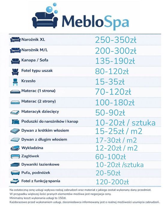 Pranie tapicerki meblowej