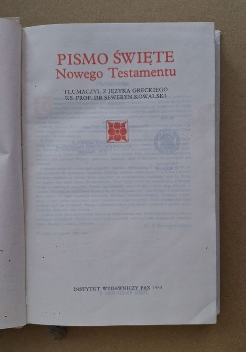 Pismo Święte Nowego Testamentu