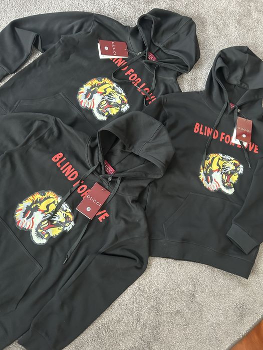 (В Наявності) Худі Gucci Blind for Love з тигром