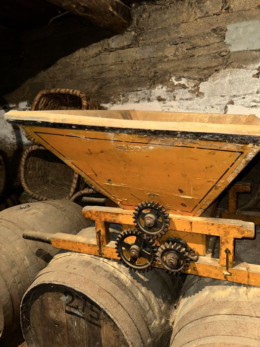 Esmagador uvas antigo