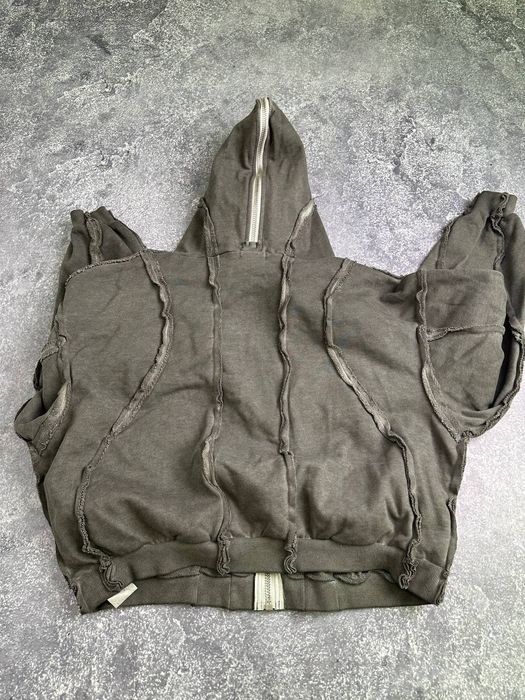 Thug Club full zip hoodie opium зипка худи кофта зіп зип М Л С серая