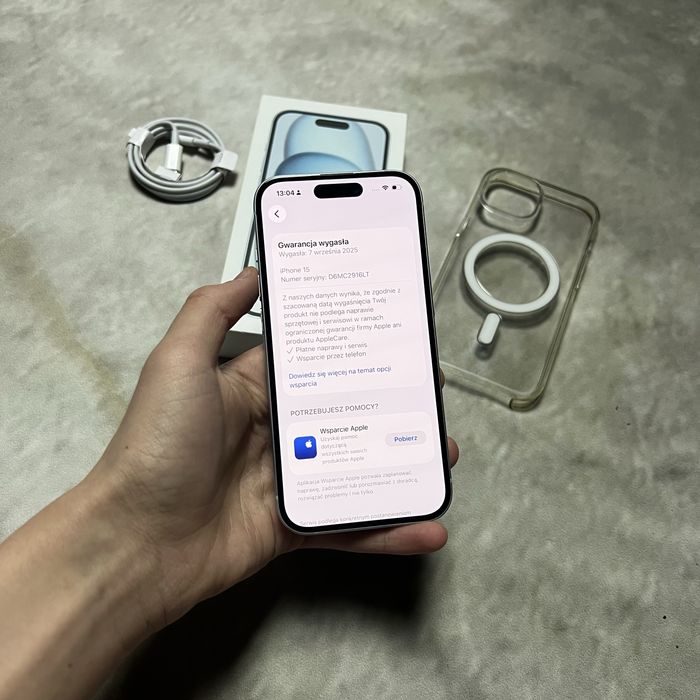Iphone 15 128GB 86% Kondycji Baterii Stan Idealny Bogaty Zestaw