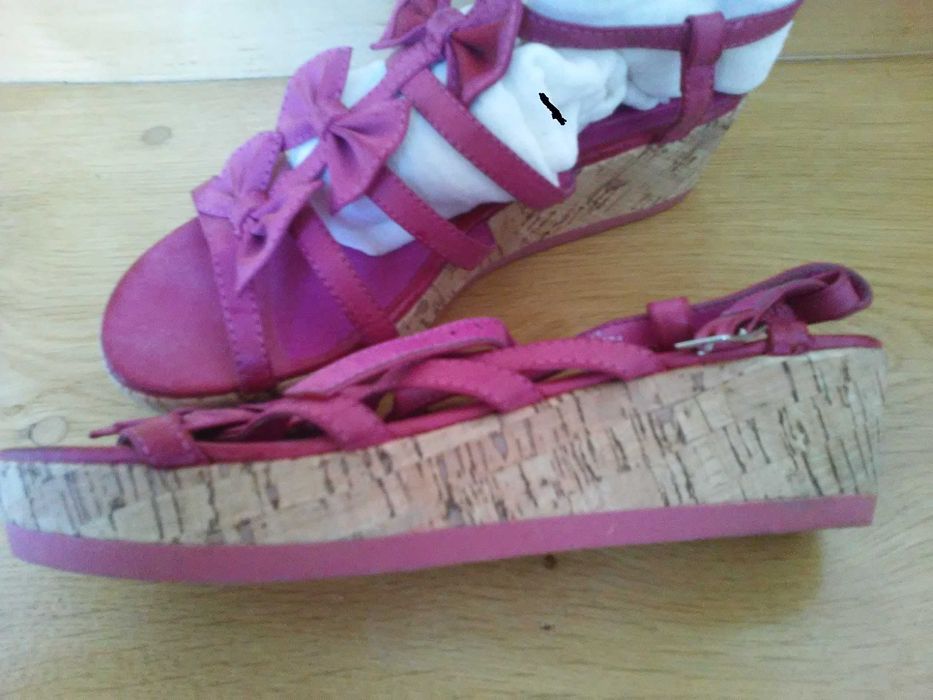 buty sandały  Dunnes z metką na koturnie roz. 4/37