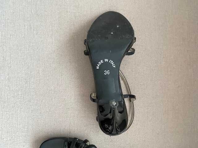 Sandały szpilki Zodiaco czarne 36