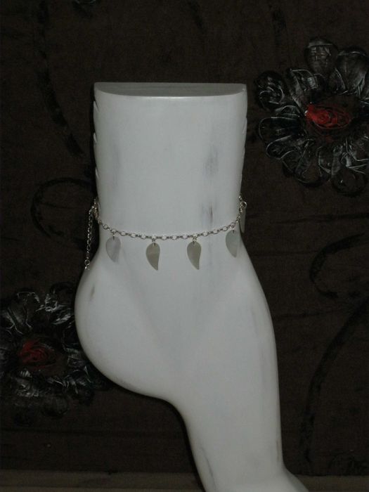 Pulseira Perna em Prata de lei Maciça 925`/..