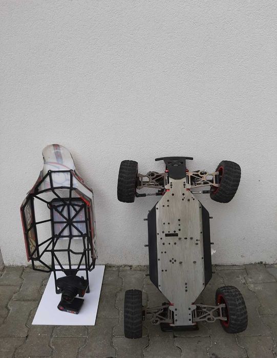 Carro modelismo hpi baja losi savage traxxas chassi monster