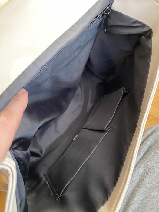 Torebka damska torba wegańska skóra nowa elegancka beżowa kremowa