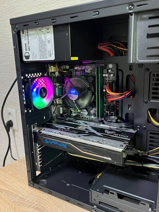 ТОП ИГРОВОЙ компьютер i5 4570 RX 470 SSD игровой ПК системный блок 500W