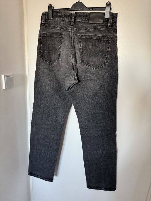 Jeansy 34 Heritage 33/32 szare