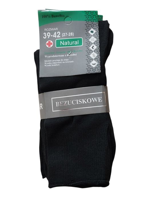 Skarpety męskie bawełniane Bezuciskowe