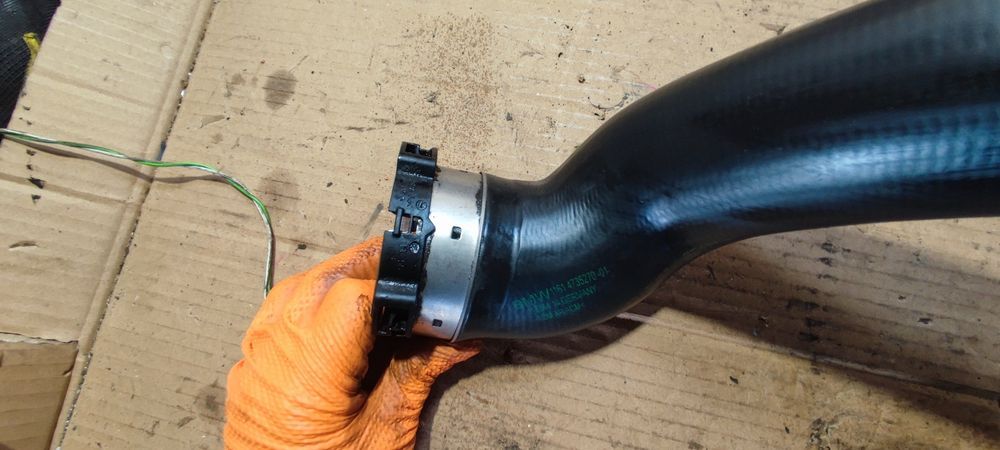 Rura wąż przewód intercoler BMW F10 f11 n57  3.0d