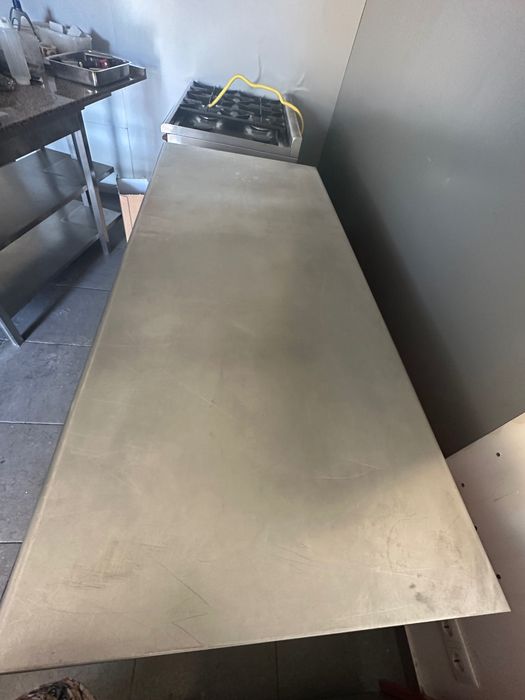 Bancada de Inox Profissional para Restauração