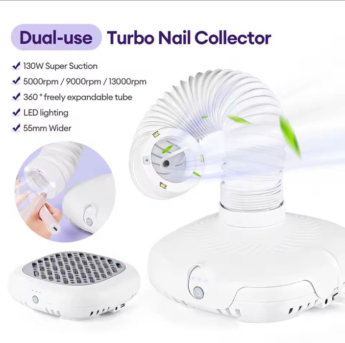 Aspirador de unhas profissional