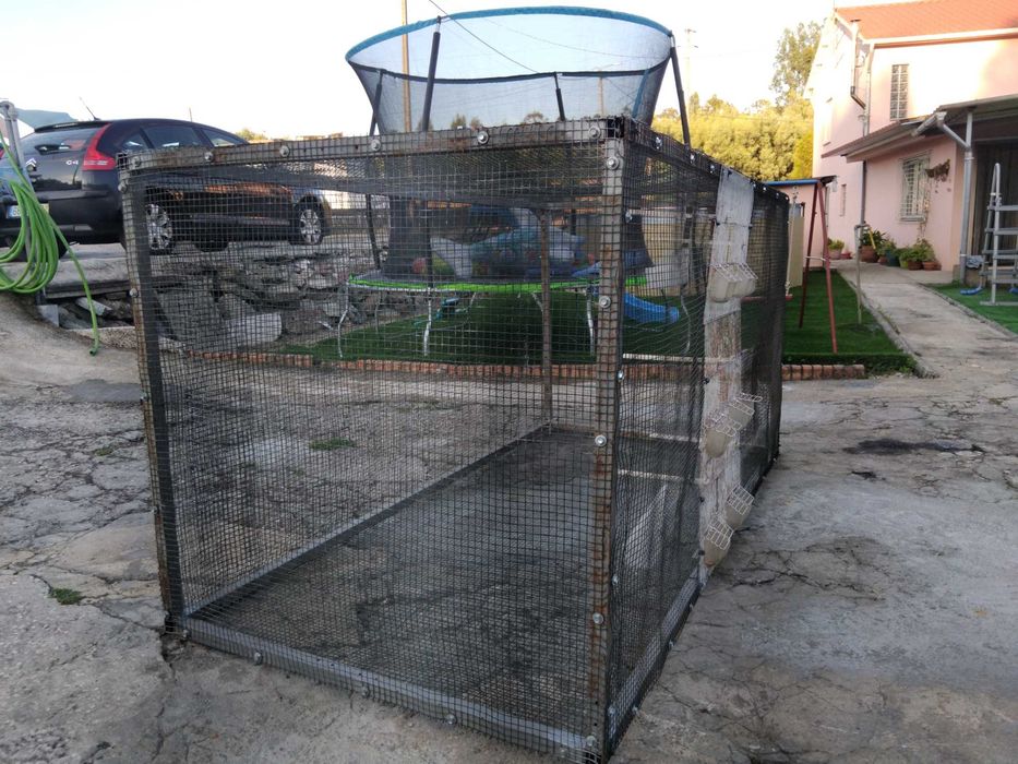 Gaiola/voadeia 2.10m x 1m para aves