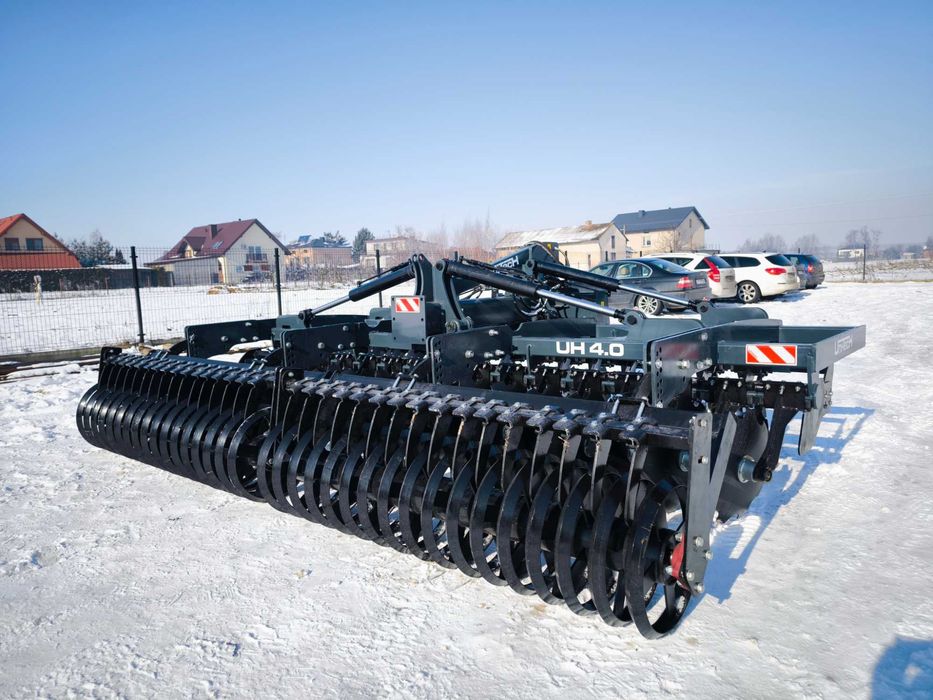 Brona Talerzowa Hydrauliczna 4m 4,5m 5m z wałem daszkowym CIĘŻKA RATY
