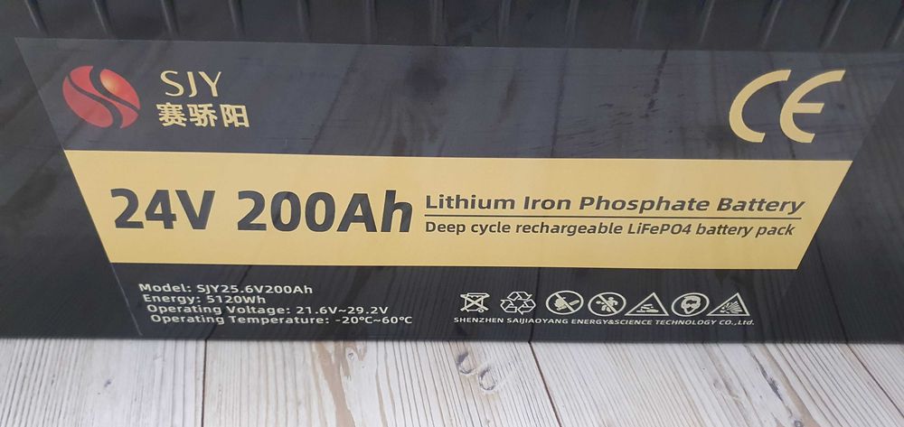 Акумуляторні батареї LiFePO4 24v х 200ah
