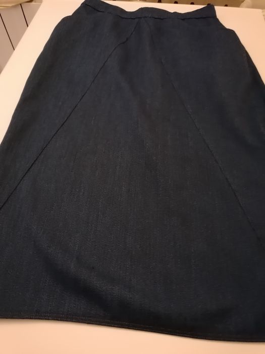 Saia comprida azul T 38