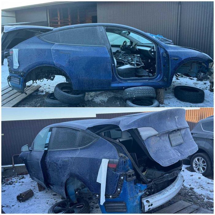 РОЗБОРКА Tesla Model Y підвіска ричаг мотор підрамник РОЗБІРКА