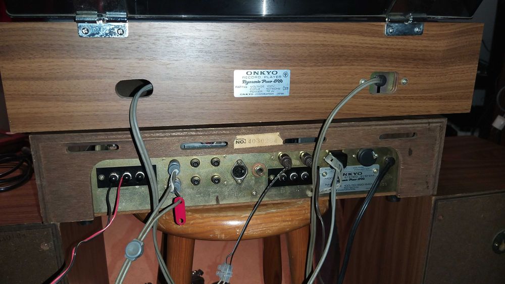 Amplificador,rádio e gira-discos Onkyo Dynamic Four 800