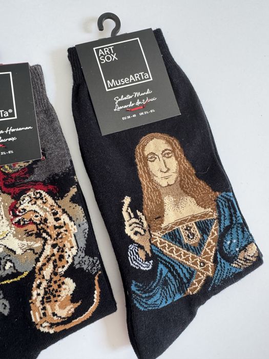 3 pary nowych skarpetek Musearta unisex