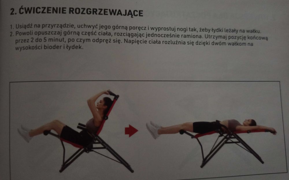 Ławka inwersyjna Backlounge