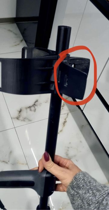 Minelab Equinox 800 600 podłokietnik dolna połowa klocek plastik