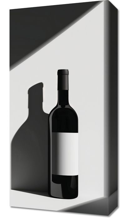 Obraz 30x60cm Butla Wina