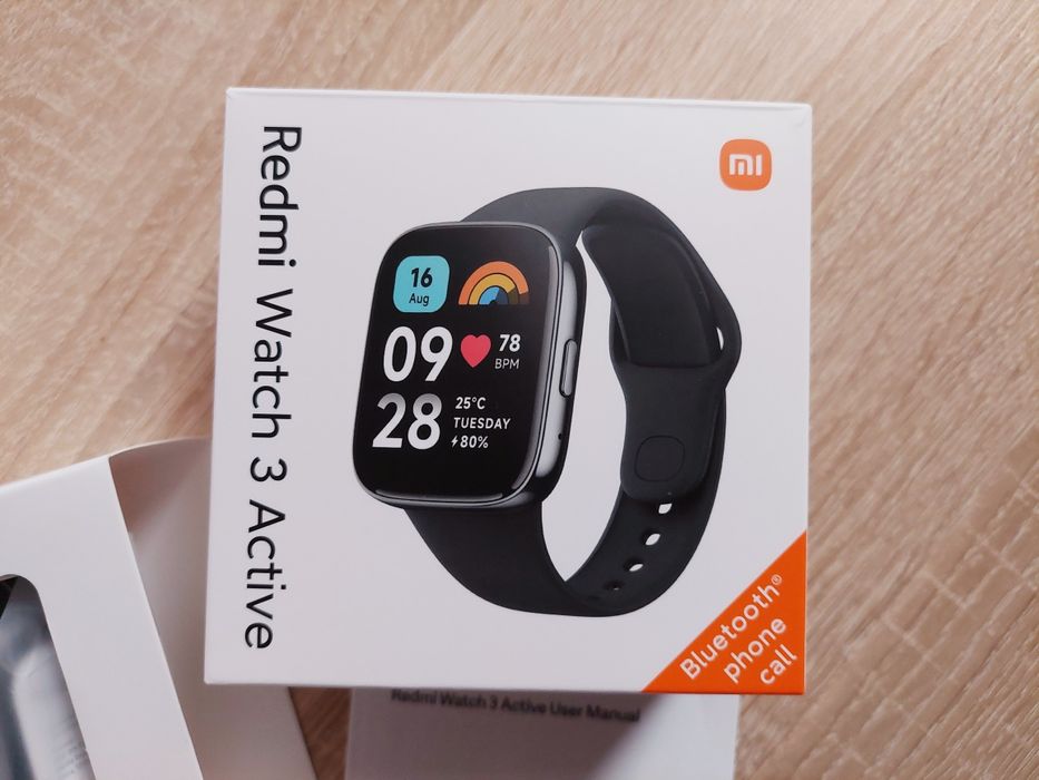 Smartwatch Redmi Watch 3 Active czarny nowy