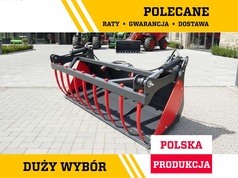 Łyżko Krokodyl Wzmocniony HARDOX Wytrzymałe Siłowniki EURORAMKA SMS