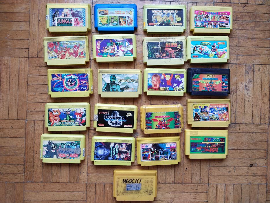 Kardridże, dyskietki, pegasus NES, Nintendo. 21 Sztuk