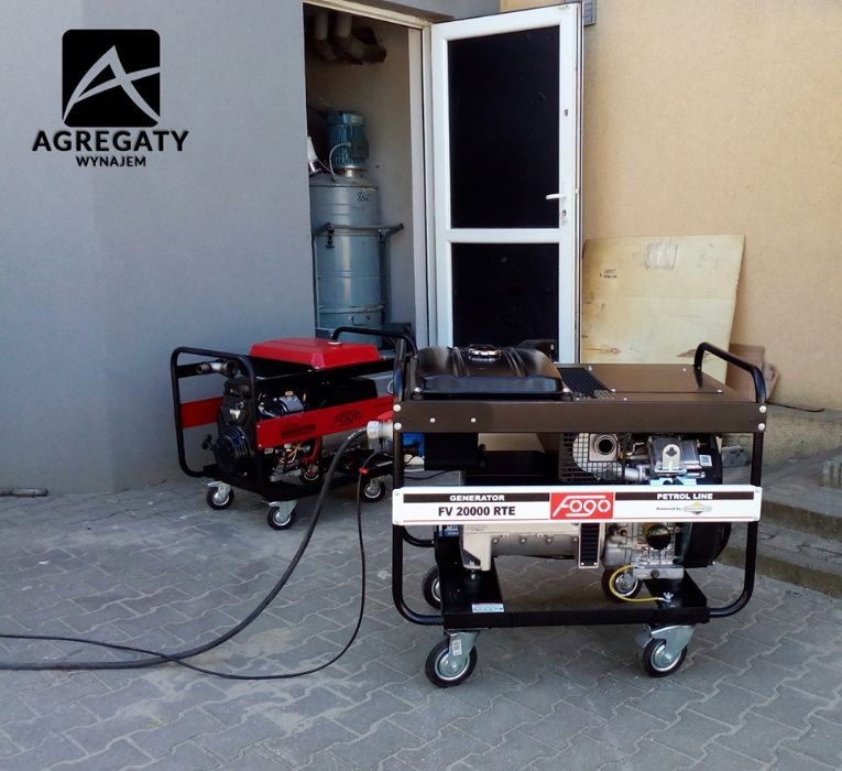 Agregat prądotwórczy generator prądu Fogo Sdmo Honda Pramac Wynajem