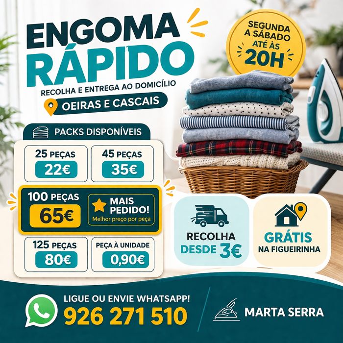 Promoção Pack 100 peças + 20 grátis