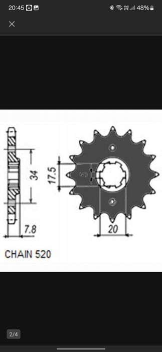 Zestaw napędowy DID+SUNSTAR HONDA VARADERO 125XL 01-13