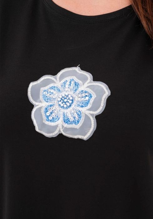 Seraj bawełniana rozszerzana tunika plus size xxl 48 50