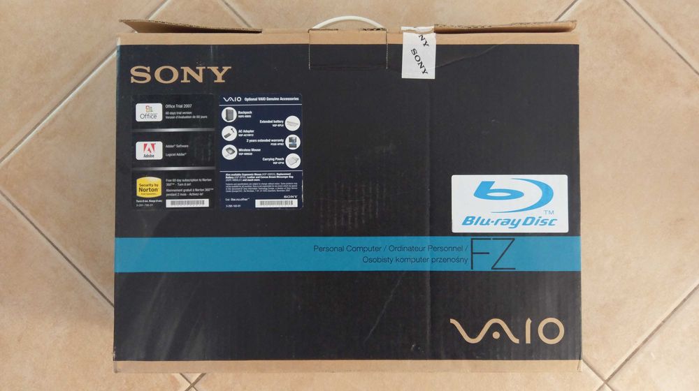 Portatil Sony Vaio VGN-FZ38M para peças