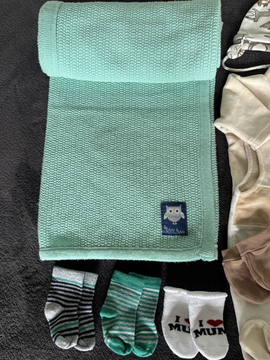 Wyprawka dla noworodka / zestaw startowy do szpitala (rozmiar 44–56)